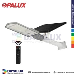 Farola LED Solar de 500W con protección IP65 Opalux