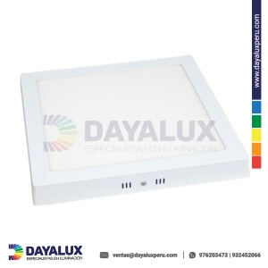 Panel LED Adosable Cuadrado 24W