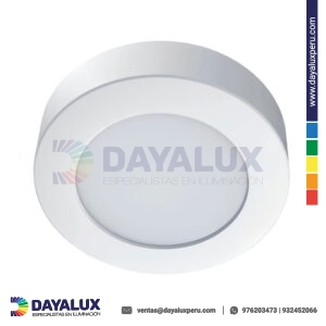 Panel LED Adosable Redondo 6W
