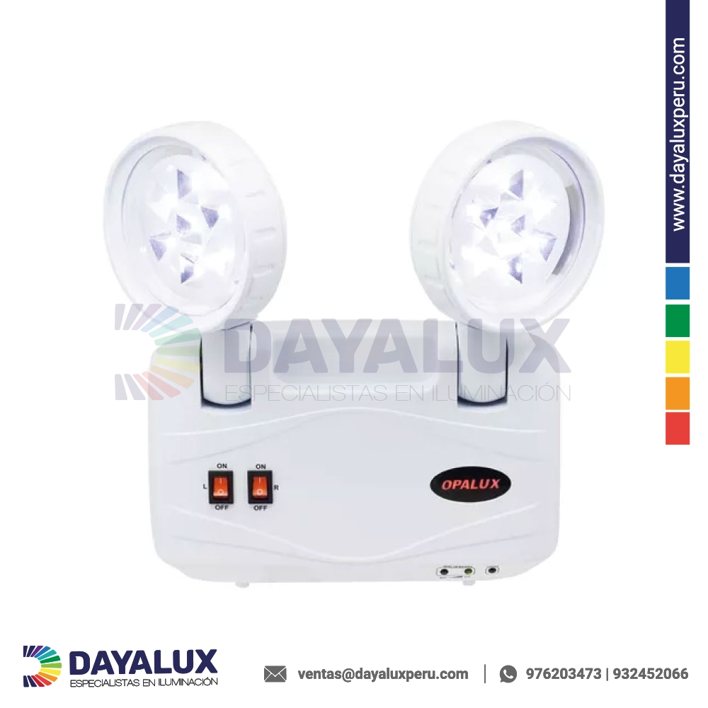 Lámpara de emergencia Slim LED Opalux