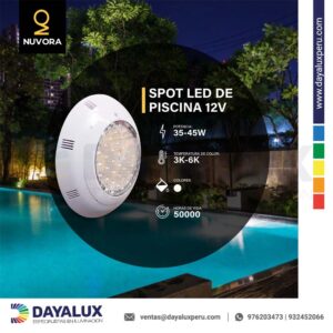 Spot De Piscina Nuvora 35w 3000k