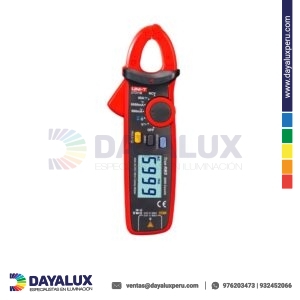 Pinza Amperimetrica Digital LYM-T LY211B AutoRango True | RMS ACDC600V 60A Resistencia Frec Diodo Continuidad Uni-T