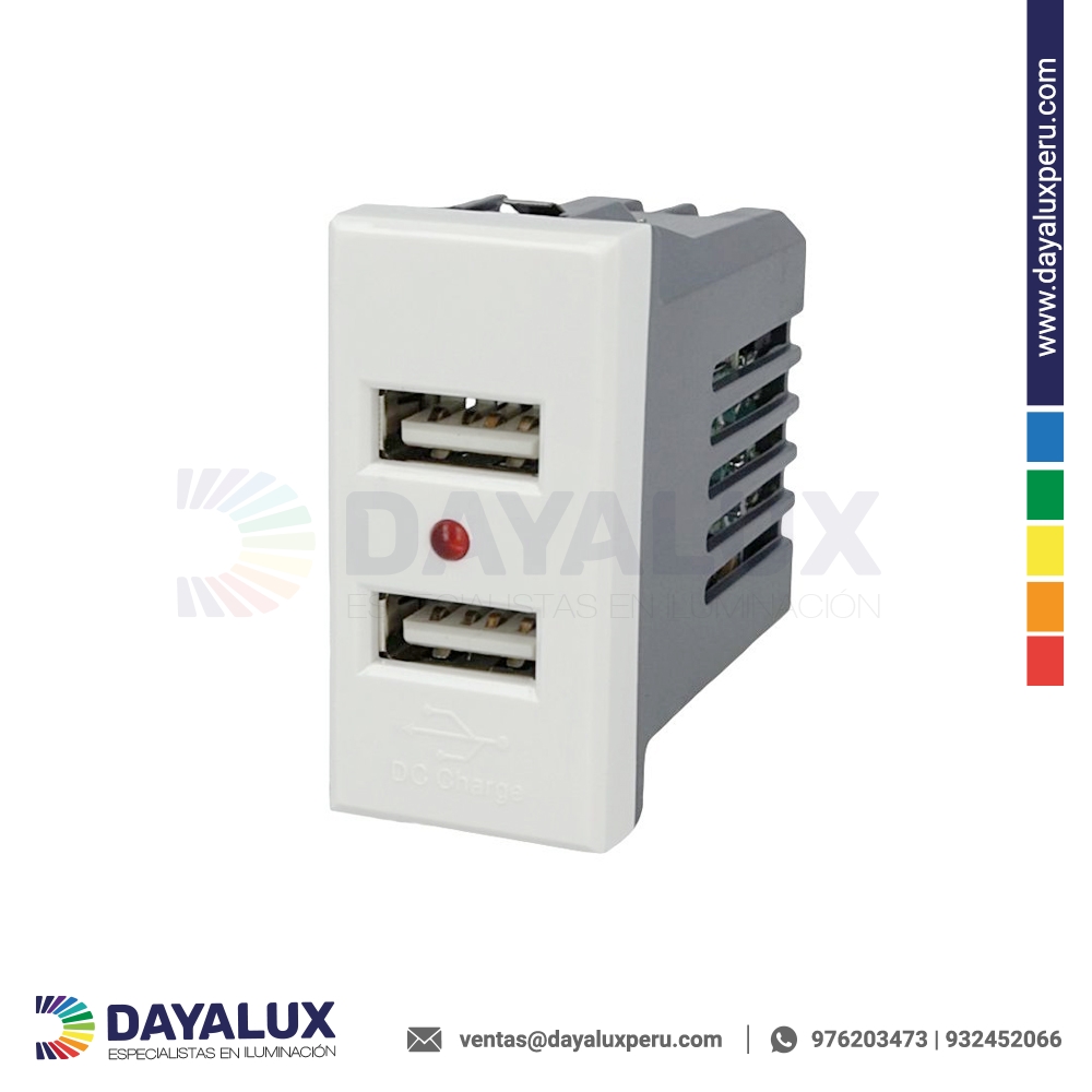 Dado USB Empotrable Nuvora