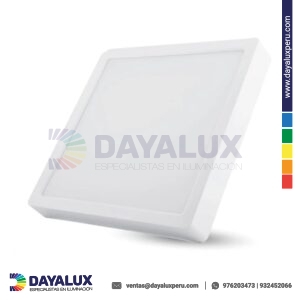 Panel LED Cuadrado de Superficie 36W – Blanco Hielo – Nuvora