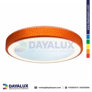 Plafón Redondo LED Nuvora Oro Rosa 48W Trilux 400mm