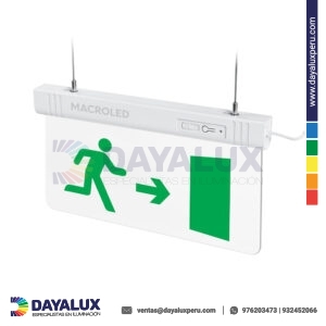 cartel led puerta