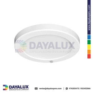 Downlight LED para Adosar con Sensor de Movimiento tipo PIR
