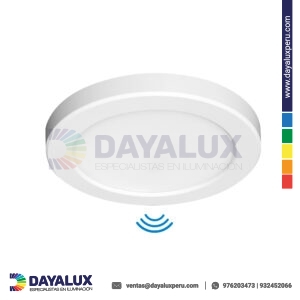 Downlight LED para Adosar con Sensor de Movimiento tipo RADAR